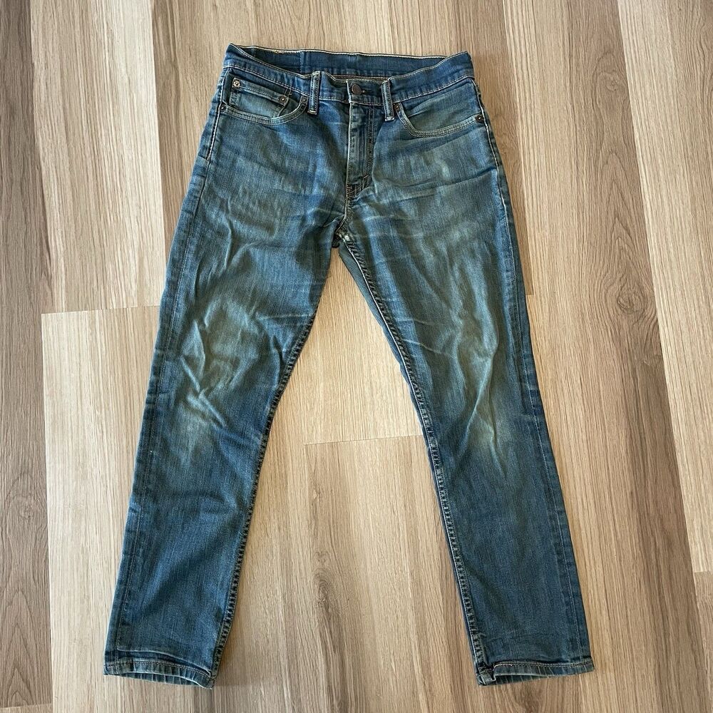 Levi’s 511 Men’s Jeans 31x30 Slim Fit Straight Leg Stretch Denim Rinsed Playa